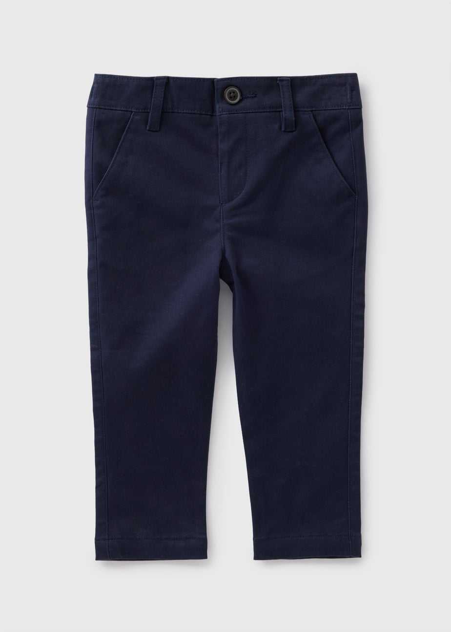 Boys Navy Chino Trousers (1-7yrs)