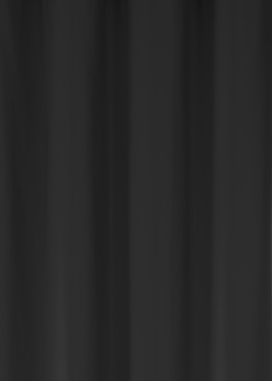 Fusion Sorbonne Black Eyelet Curtains