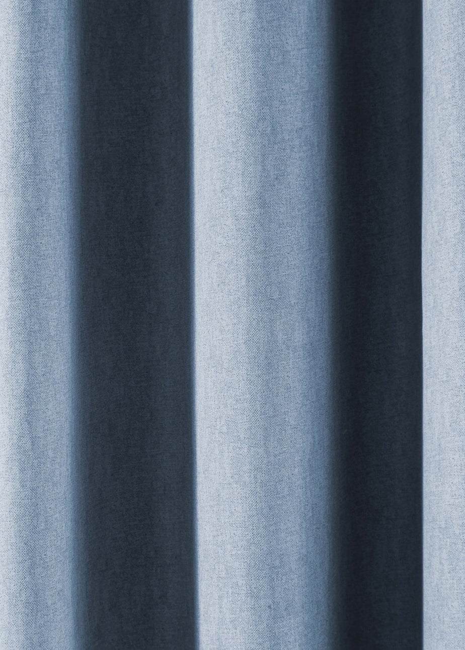 Fusion Sorbonne Light Blue Eyelet Curtains