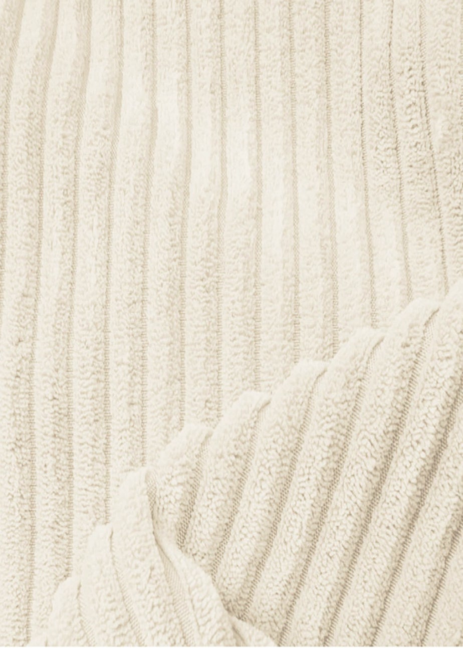 rucomfy Jumbo Cord Slouchbag Ivory Beanbag