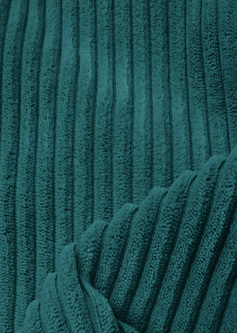 rucomfy Jumbo Cord Cube Teal Beanbag (38cm x 38cm x 38cm)