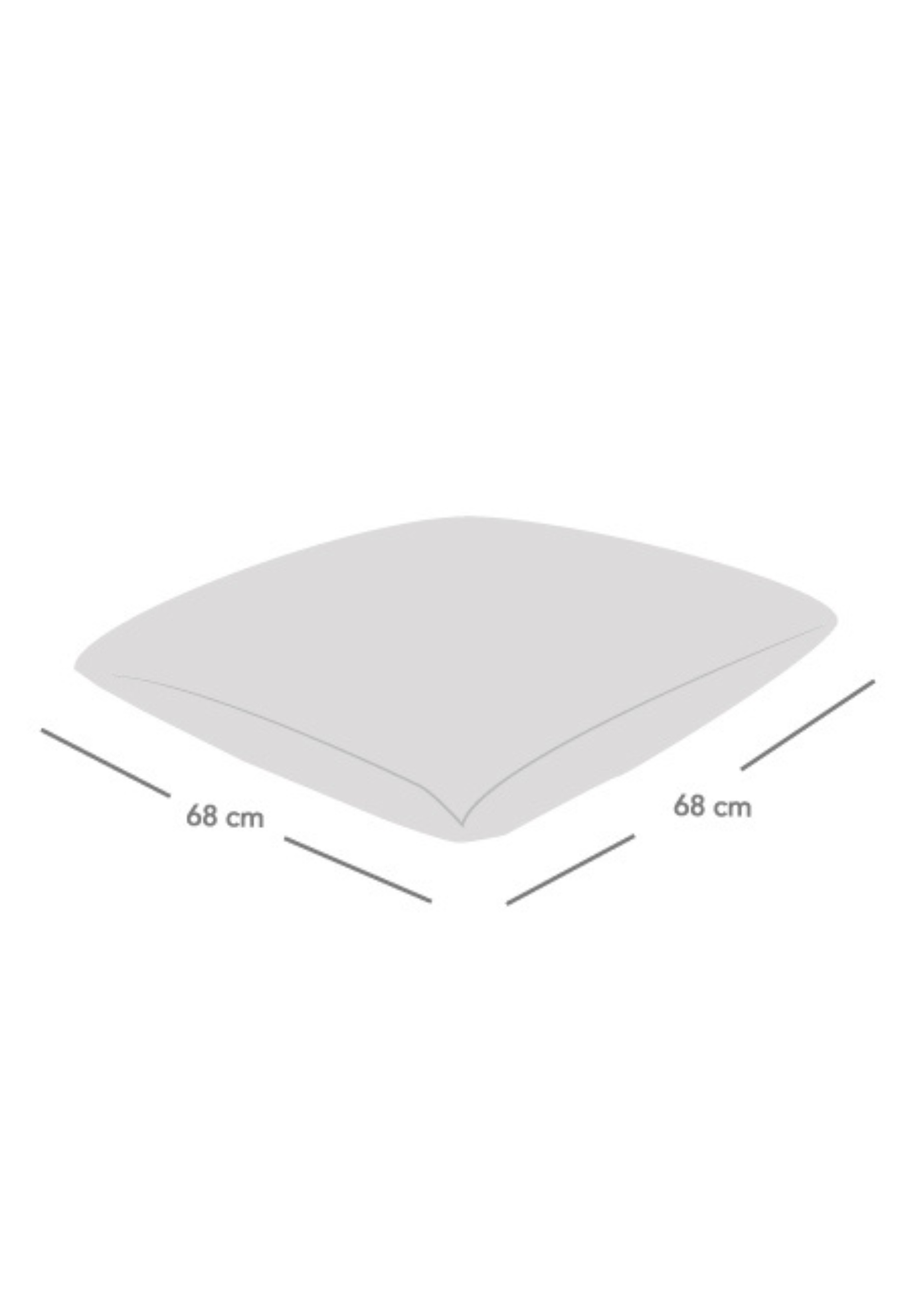 rucomfy Jumbo Cord Floor Cushion Mustard Beanbag