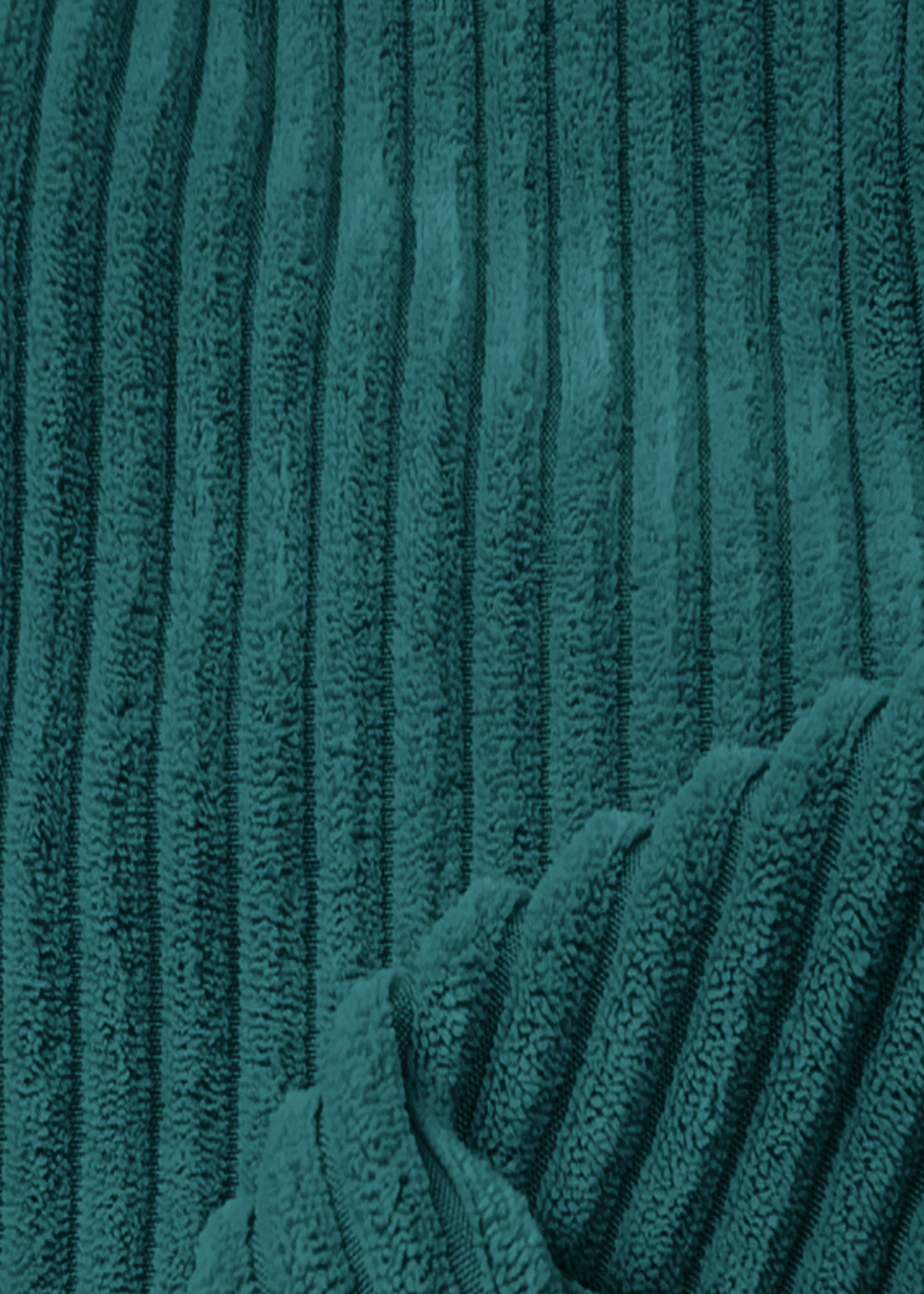 rucomfy Jumbo Cord Burrower Large Teal Pet Bed