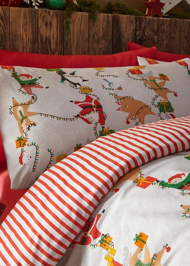 furn. Santas Workshop Christmas Duvet Cover Set