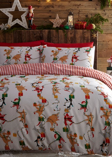 furn. Santas Workshop Christmas Duvet Cover Set