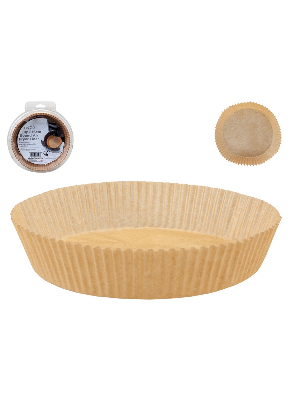 B&Co 60 Pack Air Fryer Rectangle Liners