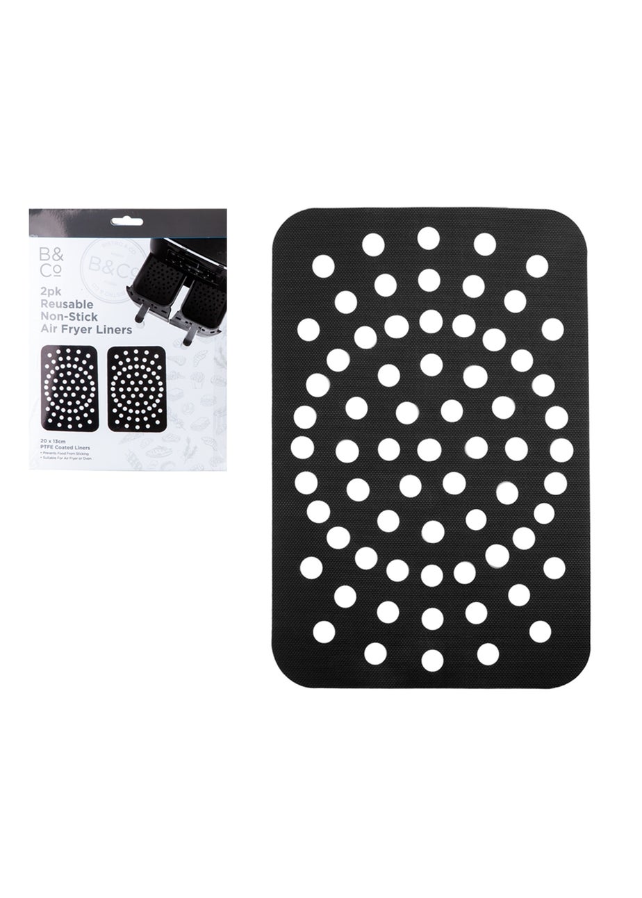 B&Co 2 Pack Air Fryer Non Stick Sheets
