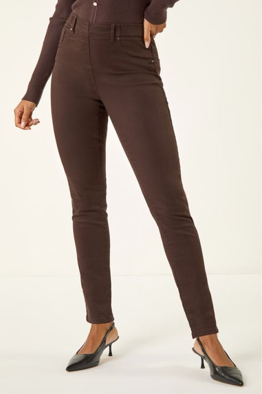 Roman Chocolate 31'' Denim Stretch Jegging