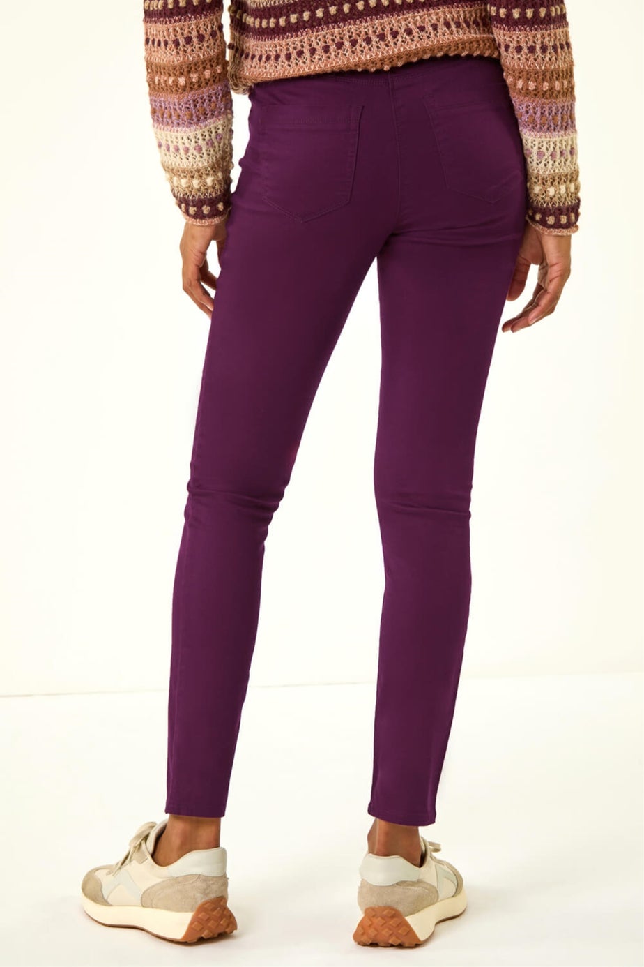 Roman Plum 31'' Denim Stretch Jegging
