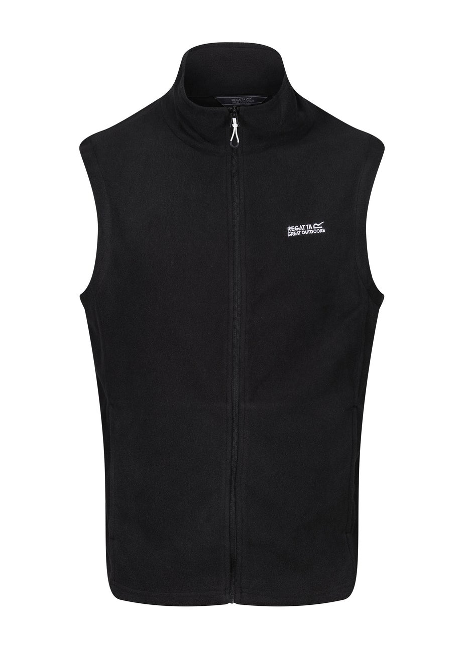 Regatta Black Black Men's Tobias II Anti-Pill Symmetry Bodywarmer