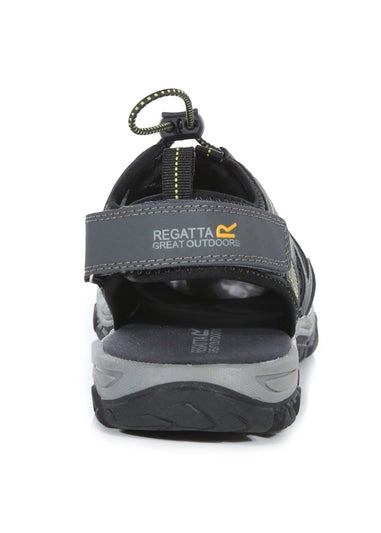 Regatta Briar Bright Grey Black Kiwi Westshore 3 Sandals