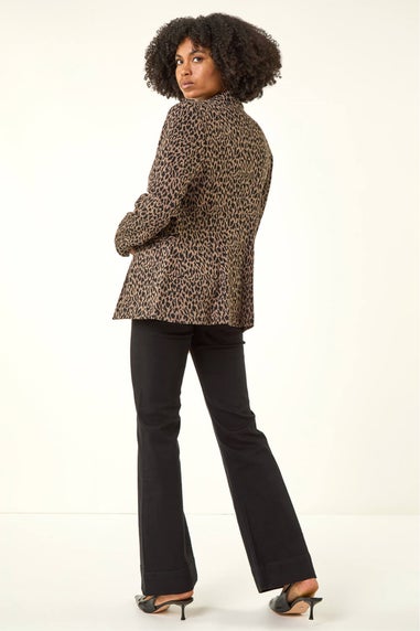 Roman Animal Print Stretch Jacket