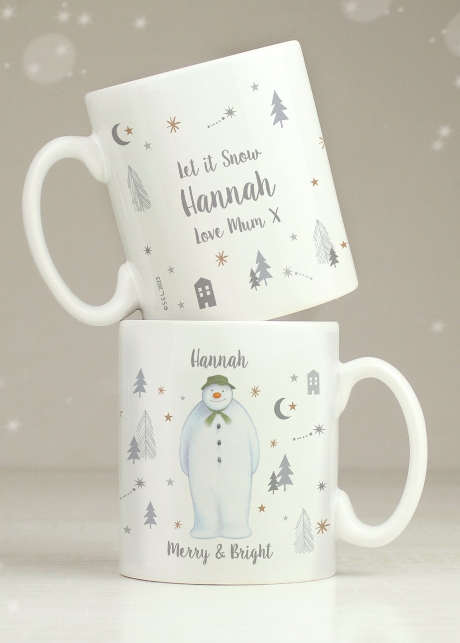 Personalised Memento Company White The Snowman Magical Adventure Mug