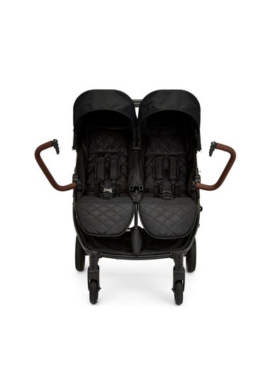 Ickle Bubba Black Venus Double Stroller