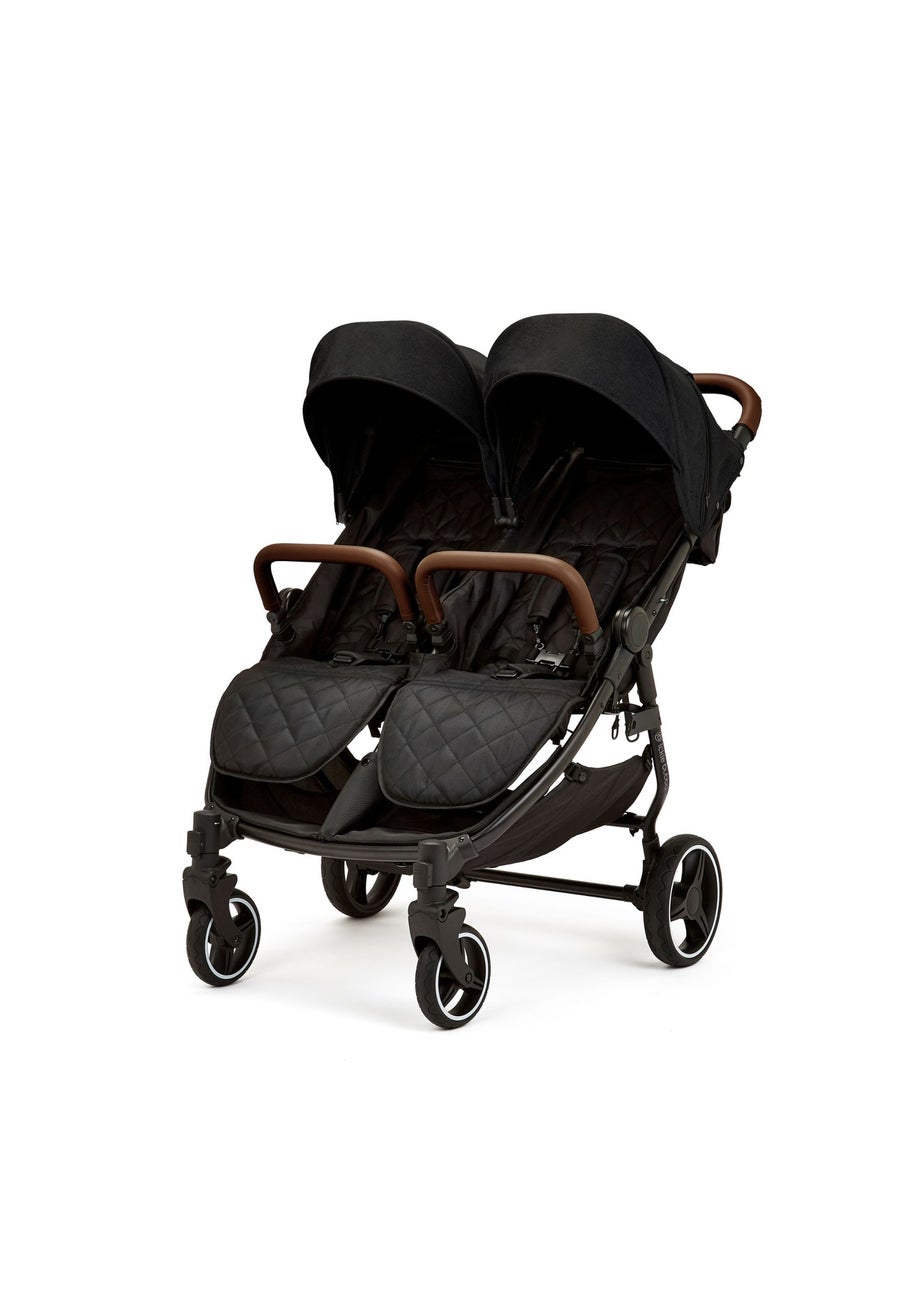 Ickle Bubba Black Venus Double Stroller