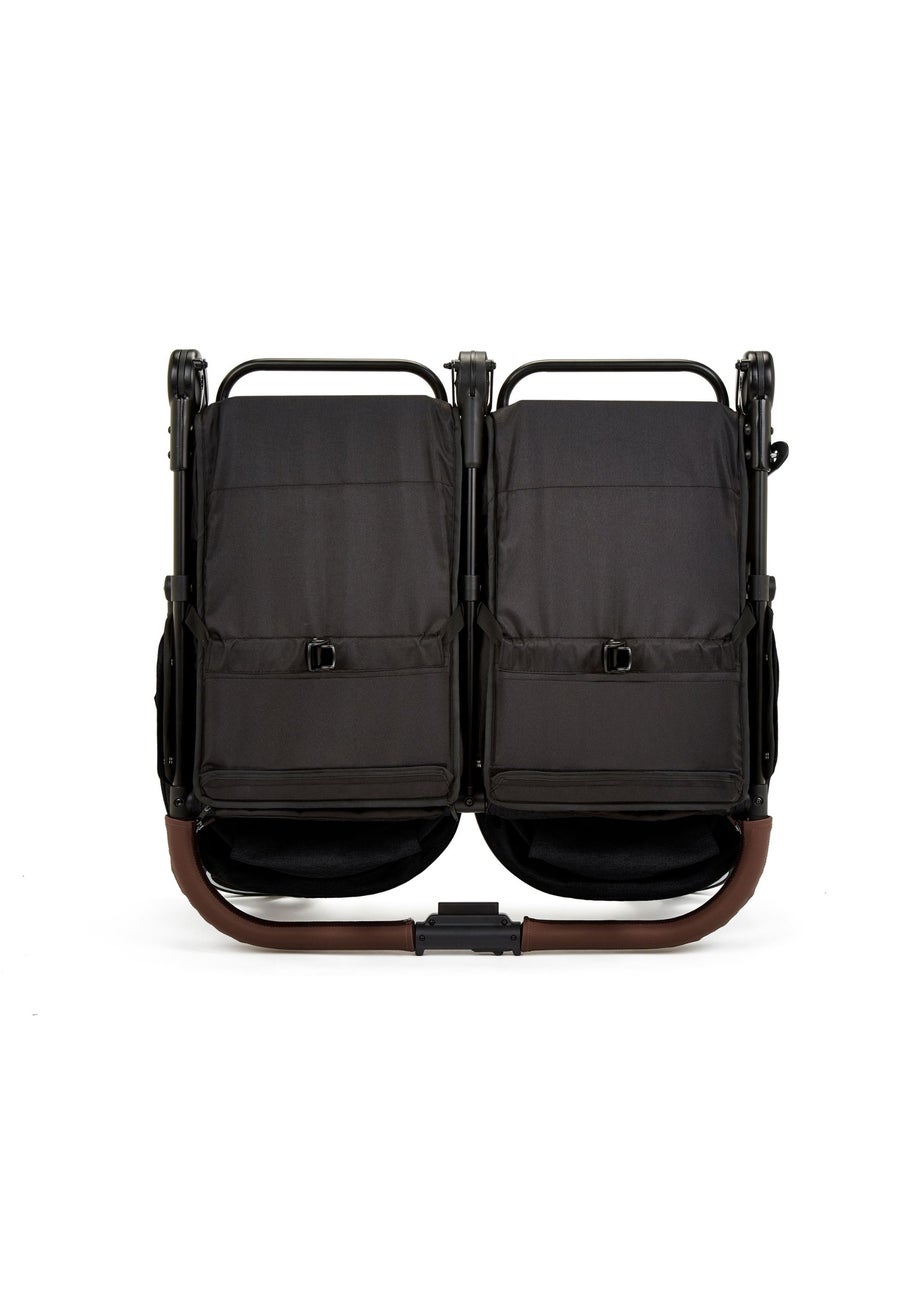 Ickle Bubba Black Venus Max Double Stroller