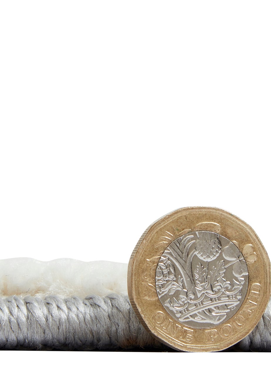 Think Rugs Matrix Navy Geometric Rug