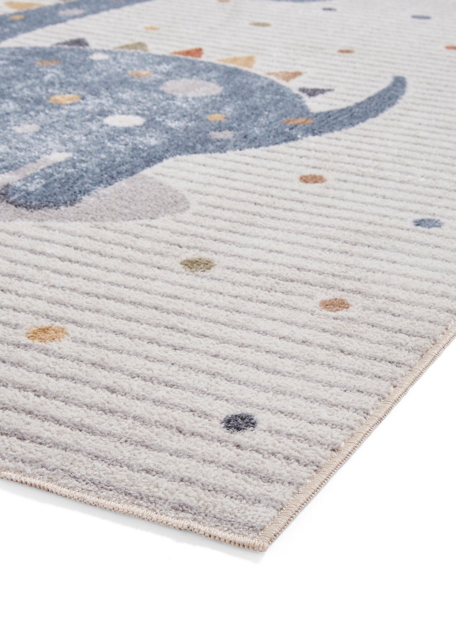 Think Rugs Vida Kids Dinosaur Washable Rug