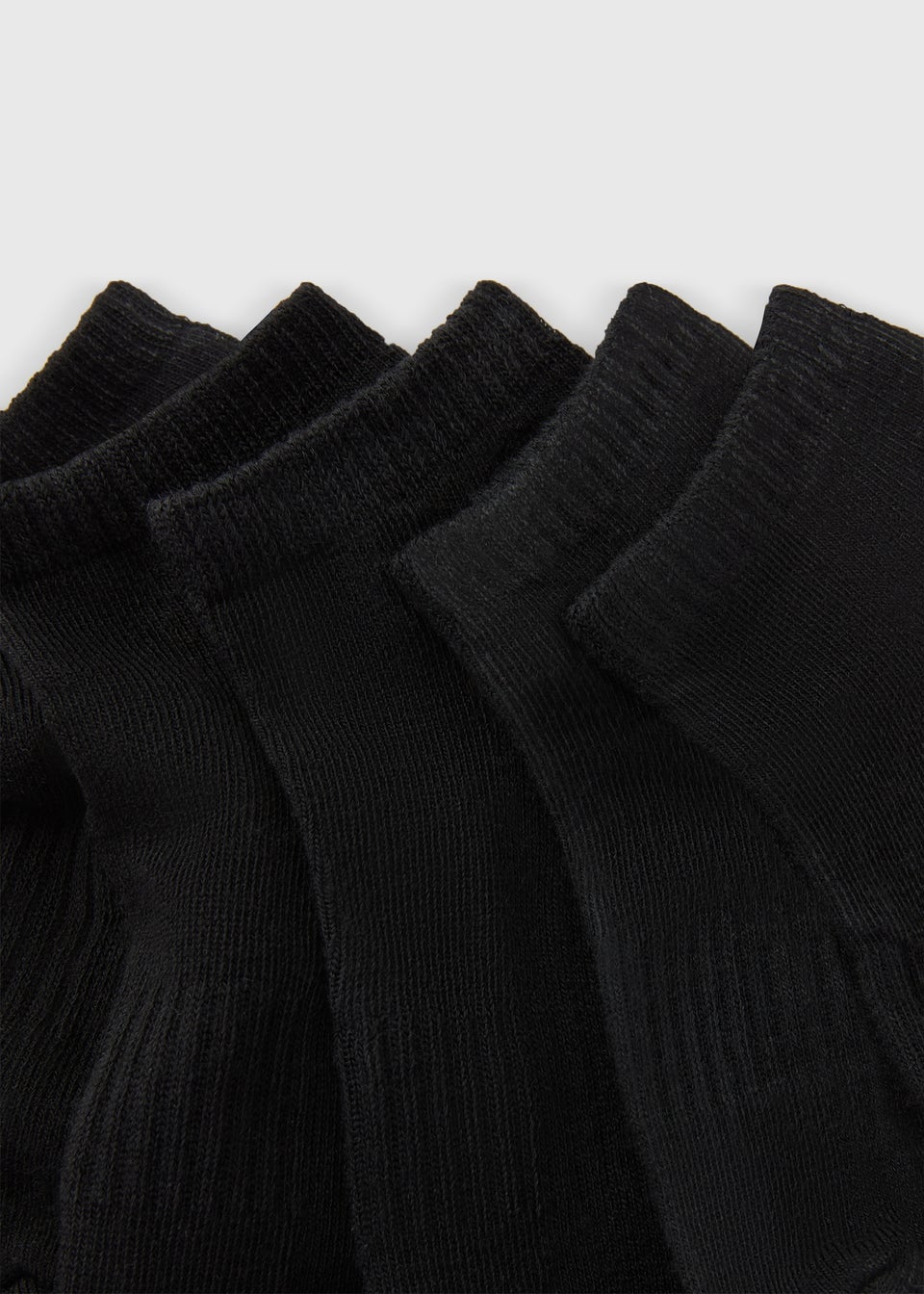 5 Pack Boys Black Sports Trainers Socks (Younger 6-Older 6.5)