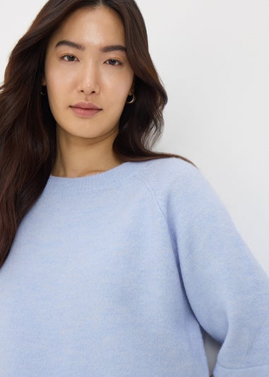 Blue Short Sleeve Jumper