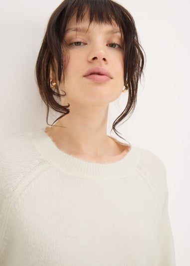 Ivory Short Sleeve Jumper