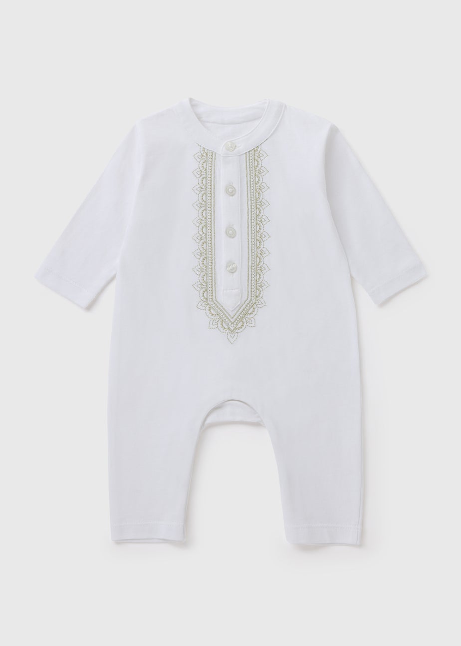 Baby White Eid Romper (Newborn-23mths)