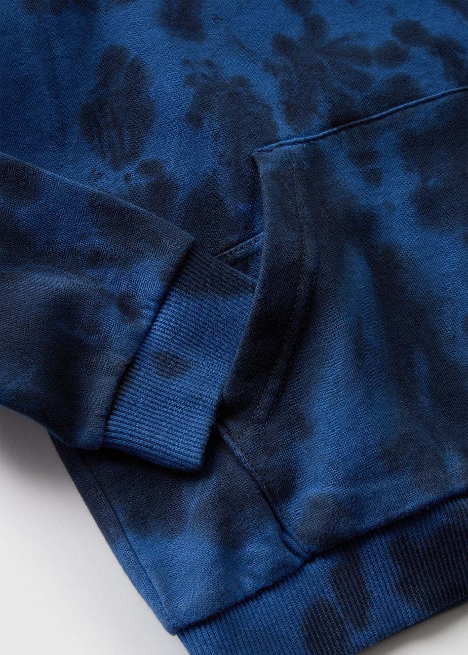 Boys Cobalt Tie Dye Hoodie (7-15yrs)