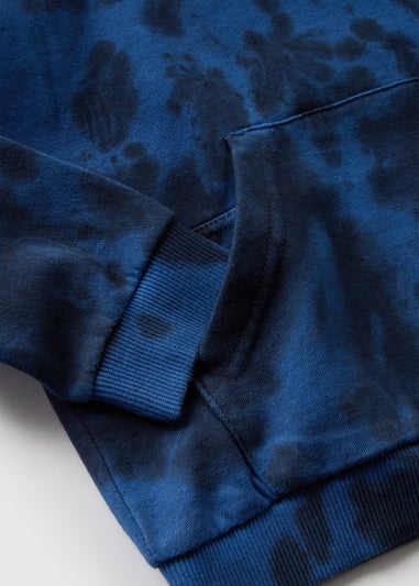 Boys Cobalt Tie Dye Hoodie (7-15yrs)