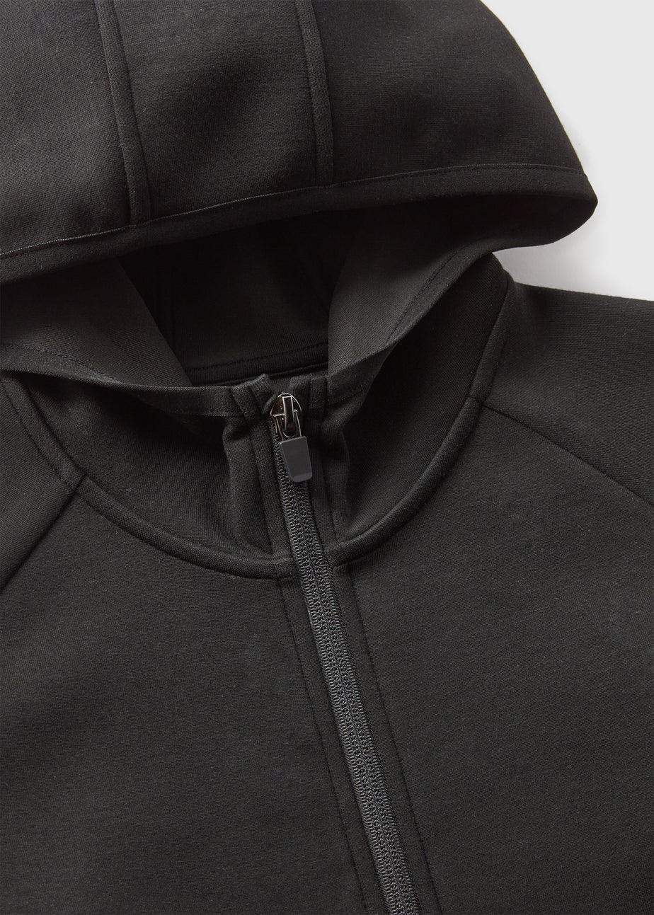 Boys Black Heat Seal Hoodie (7-15yrs)