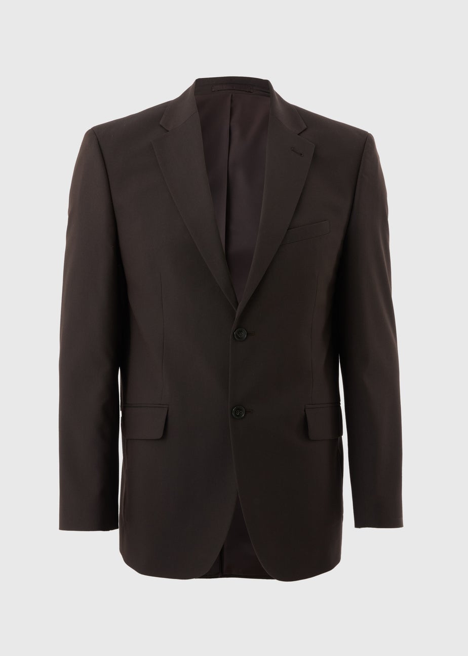 Taylor & Wright Menton Brown Twill Relaxed Fit Suit Jacket