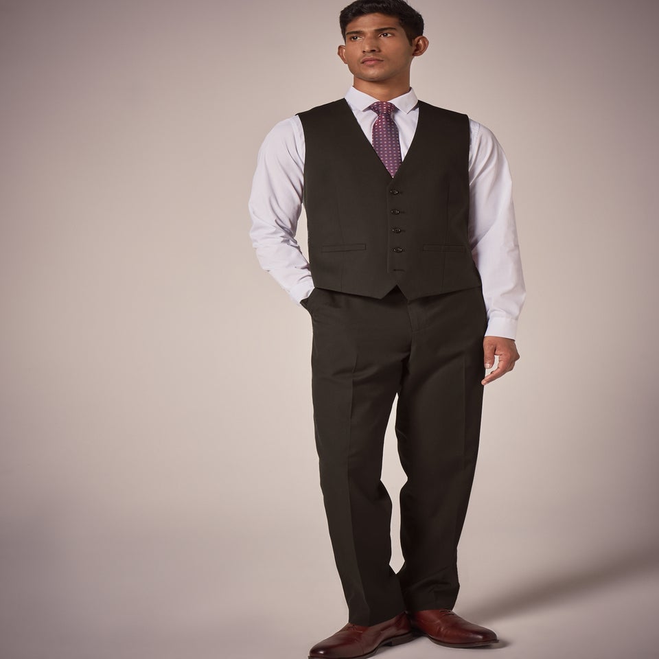 Taylor & Wright Menton Brown Twill Relaxed Fit Trousers