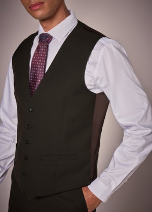 Taylor & Wright Menton Brown Twill Waistcoat