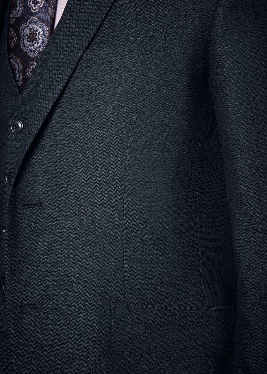 Taylor & Wright Vence Navy Tailored Suit Jacket