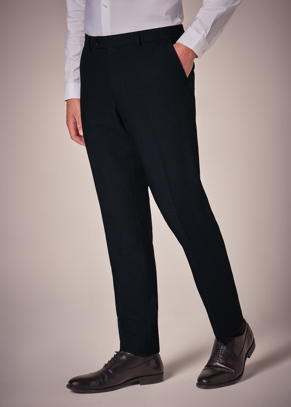 Taylor & Wright Vence Navy Tailored Trousers