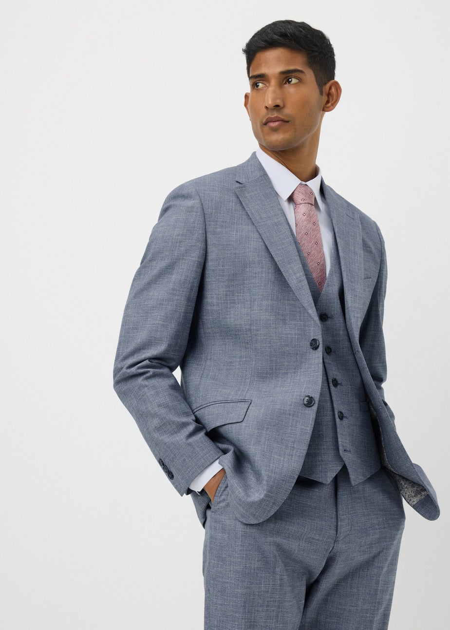 Taylor & Wright Cannes Blue Slim Fit Suit Jacket