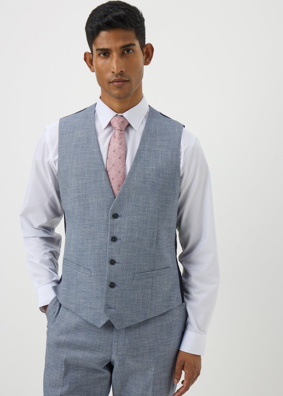 Taylor & Wright Cannes Blue Waistcoat