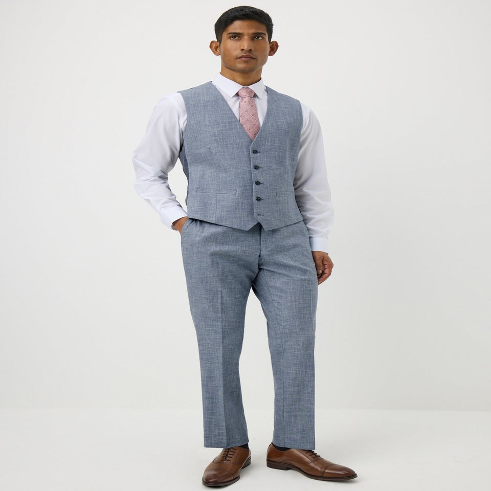 Taylor & Wright Cannes Blue Slim Fit Trousers