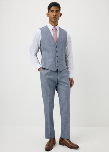 Taylor & Wright Cannes Blue Slim Fit Trousers