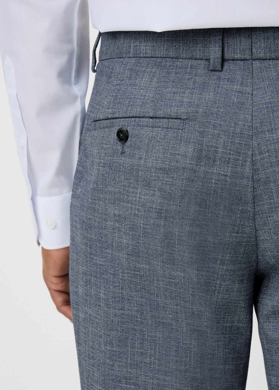 Taylor & Wright Cannes Blue Slim Fit Trousers