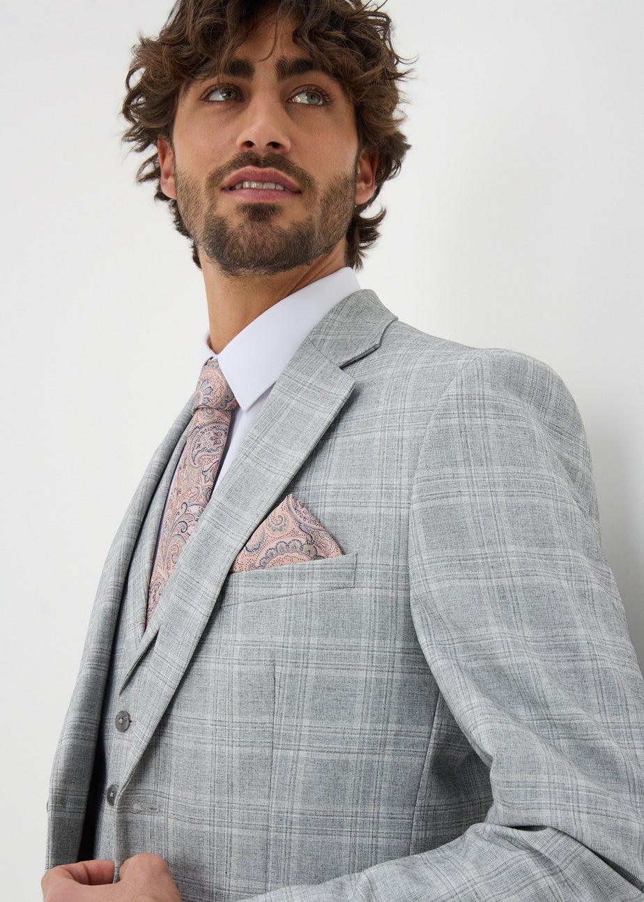 Taylor & Wright Cassis Check Tailored Suit Jacket