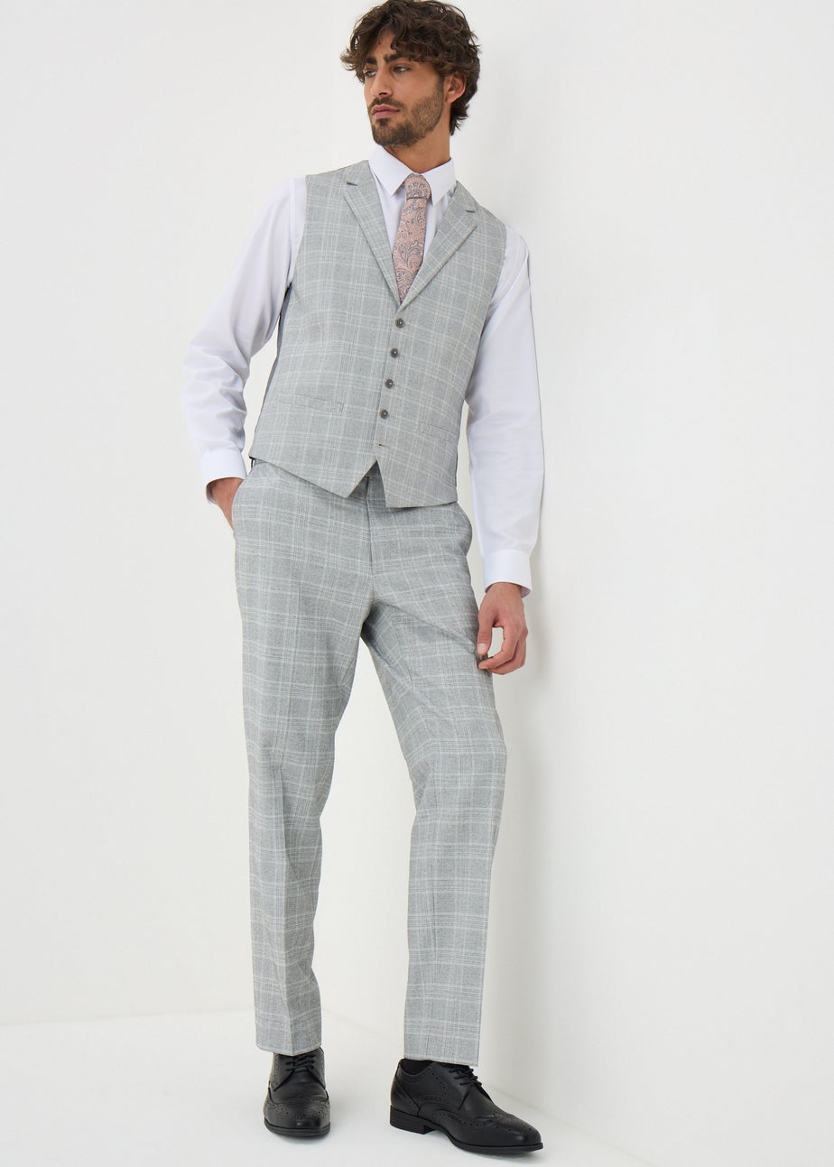 Taylor & Wright Cassis Check Tailored Suit Trousers
