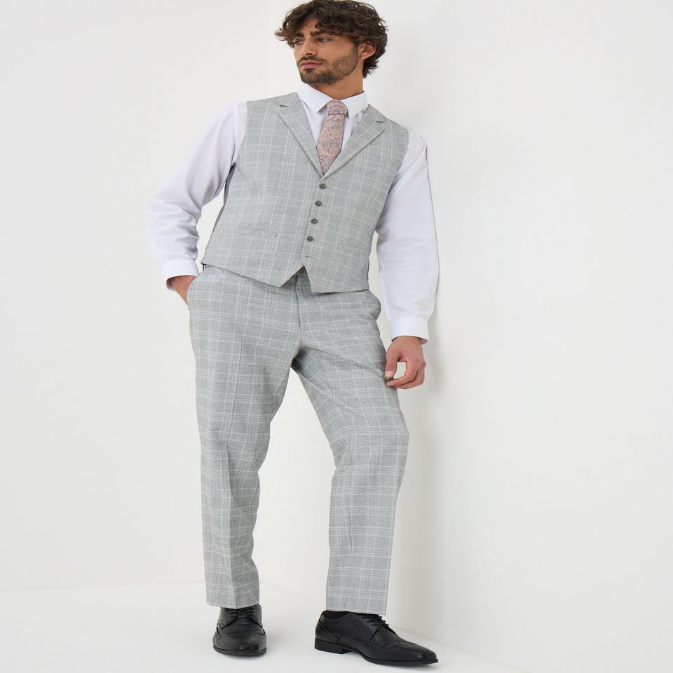 Taylor & Wright Cassis Check Tailored Suit Trousers