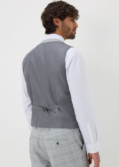 Taylor & Wright Cassis Check Waistcoat