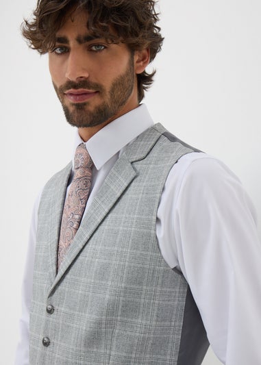 Taylor & Wright Cassis Check Waistcoat