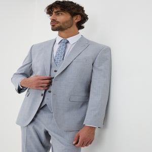 Taylor & Wright Azure Grey Melange Tailored Jacket
