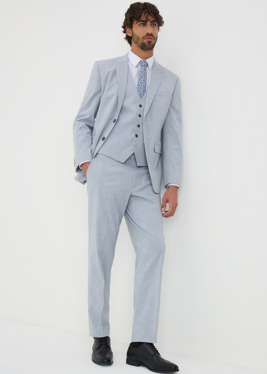 Taylor & Wright Azure Grey Melange Waistcoat