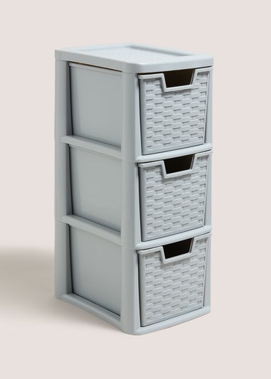 Grey Small Tower Drawers