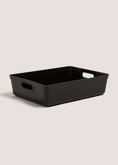 Black Medium Storage Tray