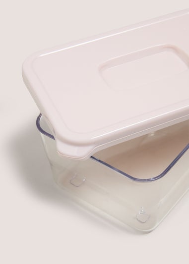 Pink Plastic Lunch Box