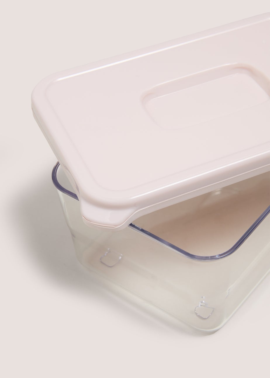 Pink Plastic Lunch Box